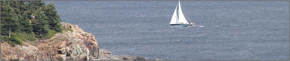 Decorative image of a sailboat on the water